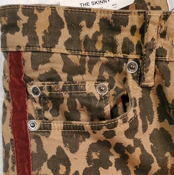 ZARA WOMEN- size 8 -NWT Limited Edition /Denim Collection - animal print - Picture 10 of 12